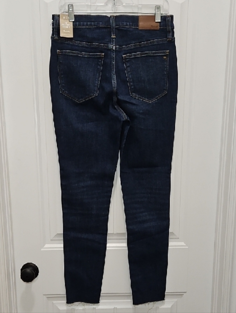 Madewell Dark Denim High Rise Skinny Button-Fly Jeans New - Picture 7 of 11